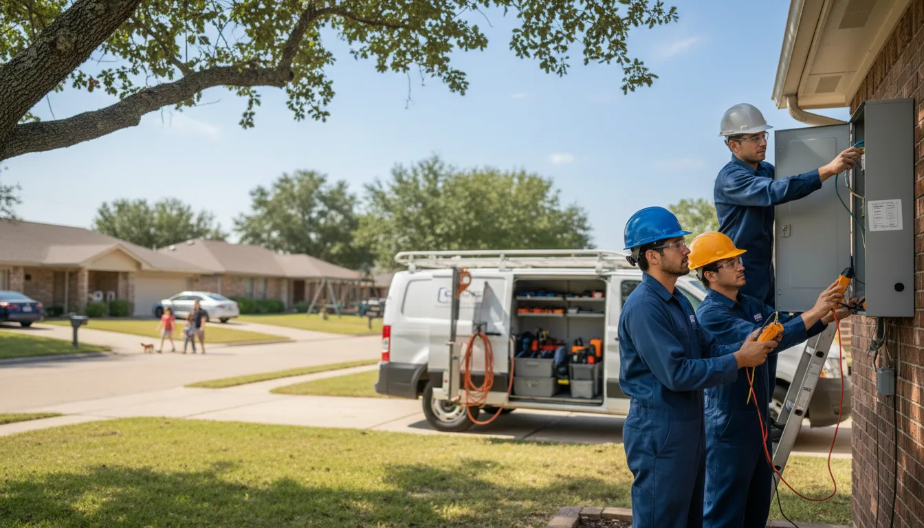 Certified electrician providing emergency electrical services in New Castle, PA